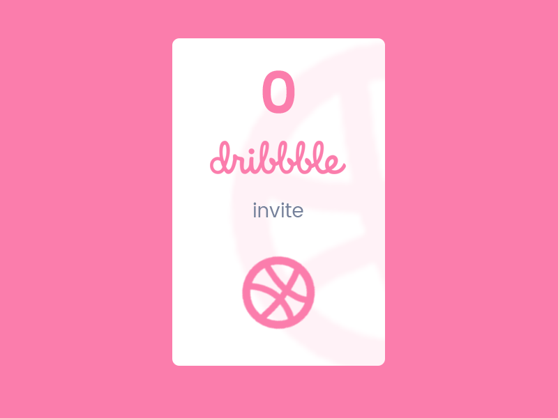 2 Dribbble Invitation dribbbble giveaway invitation