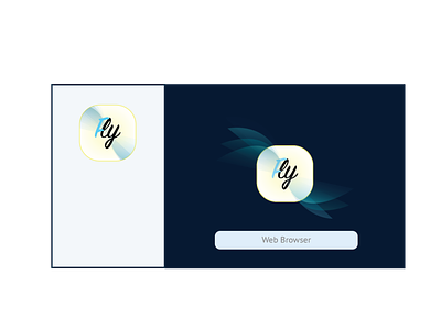 Fly Browser app branding design graphic design illustration logo typography ui ux vector