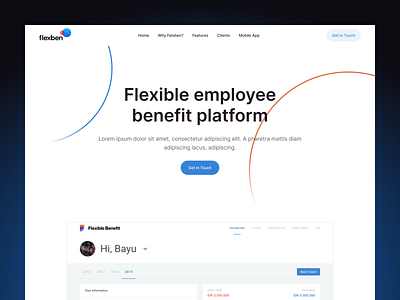 Flexben Landing Page - Flexible Employee Benefit Platform