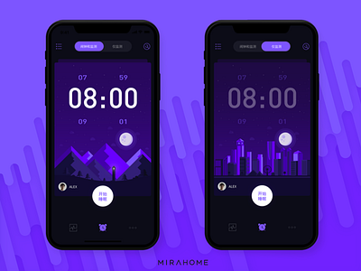 mirasleep UI illustrator ui ux