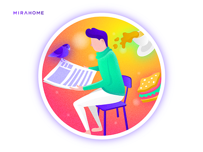 Sleep badge 2 graphic illustration ui