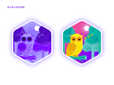 Sleep badge 8 graphic illustration ui