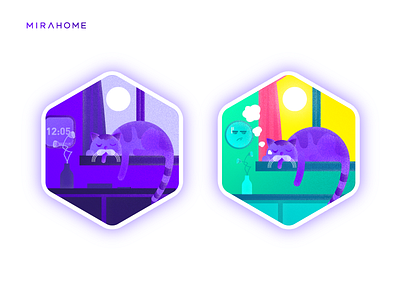 Sleep badge 9 graphic illustration ui