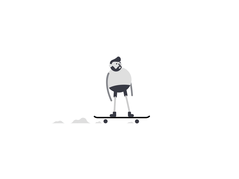 skateboard design graphic illustration motion