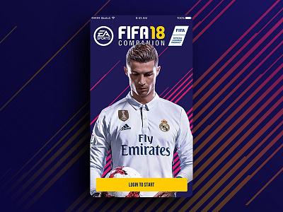 FIFA18 Companion (Redesign) 18 app companion exercise fifa football mobile redesign soccer