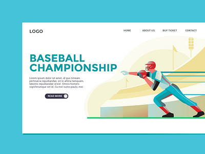 Baseball landing page