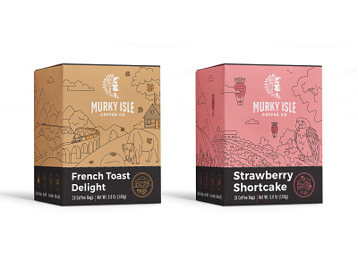 Packaging design for design for a single serve coffee company 1