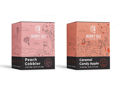 Packaging design for design for a single serve coffee company 3