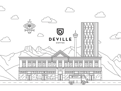 Illustration for Deville Coffee Calgary