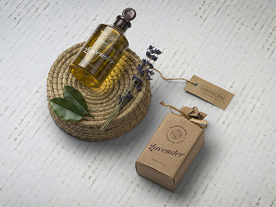 Packaging concept for Damascene Essential Oils3 cosmetics cream essential lotion oil packaging