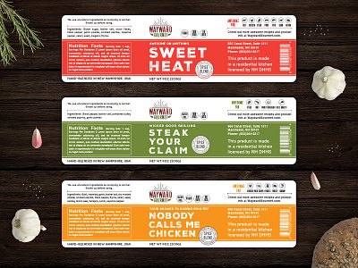 Labels for Spice Blends