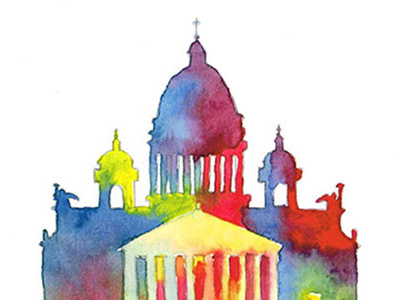 Watercolor Card Set (Saint Petersburg) 3