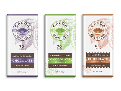 Logo & labels for Caribbean Chocolate Company airship chocolate cocoa logo vintage