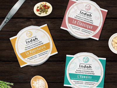 Logo, labels and illustrations for Plant-Based Creamery