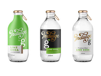 Range of premium tonic drinks - first revew1 bottle drink label lime minimal soda tonic