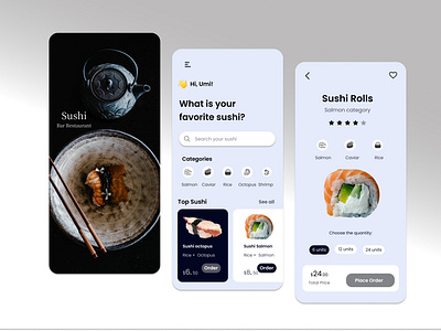 Sushi Bar/Restaurant - Food App