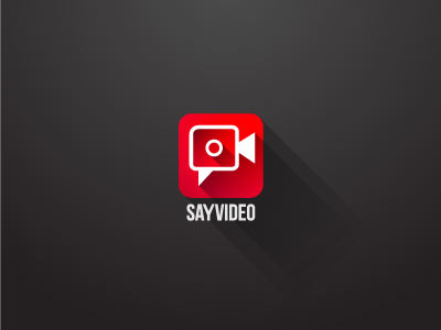 SayVideo Icon Iphone App app flat icon ios iphone logo sayvideo video