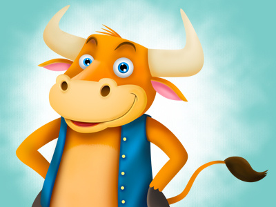 Southeast Mascot animal bull cartoon cattle character mascot toro