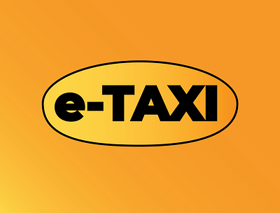 Logo design for e-TAXI company app branding design graphic design illustration logo typography ui