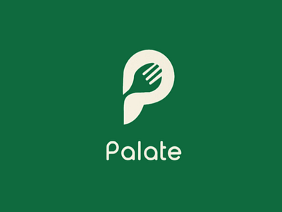 Restaurant logo "palate" branding design graphic design illustration logo typography