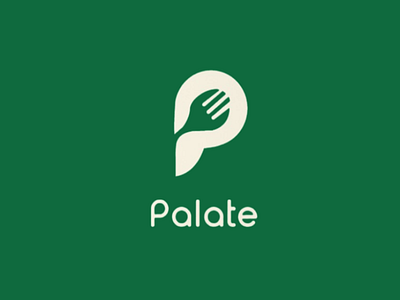 Restaurant logo "palate"