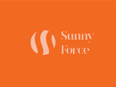 sunny force adobe illustrator brand edentity branding fashion fashion logo graphic design lettermark lettermark logo logo logo desinge logo tipe