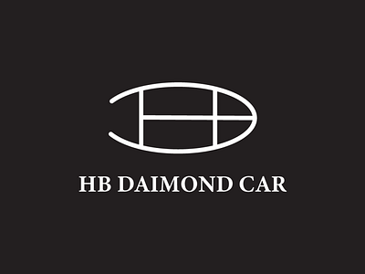 HB DIAMOND CAR adobe illustrator branding graphic design logo logo desing logotipo logotype minimal minimal logo minimalist modern logo