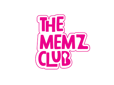 THE MEMZ CLUB branding illustration logo typography