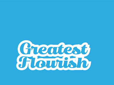 greatest flourish branding logo