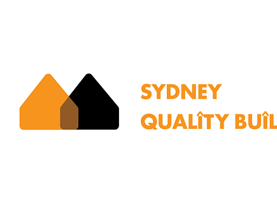 "Sydney Quality Builders" brand brand design brand edentity branding construction logo fashion logo logo logo tipo logo type minimal minimal logo modern typography