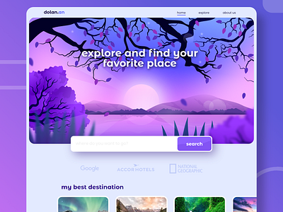 Tour and travel-home page