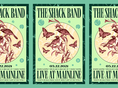 The Shack Band collage illustration poster richmond virginia