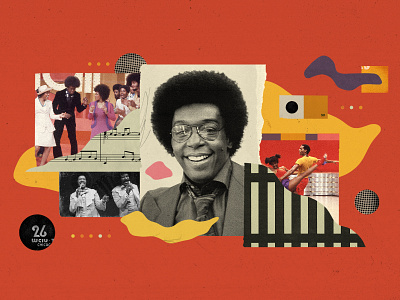 Soul Train for NPR collage dance editorial illustration groovy illustration music paper collage soul train