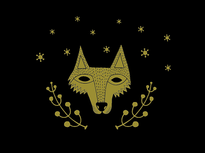 Sylt branch folk fox laurels scandinavia stars swedish trees wolf