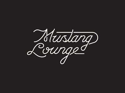 Mustang Lounge Script isbell jason mustang script type typography