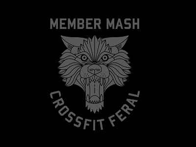 Member Mash T-Shirt crossfit fitness wolf wolves