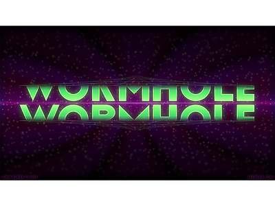 Wormhole/Typography Art Vector Logo 2019 illustration illustrator jaedger josh edger logo tourmaline typography vector wormhole