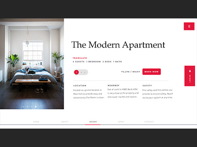 Airbnb Booking Page Concept