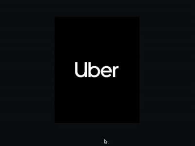 Uber in apple watch animation apple applewatch black interactive uber uber design ui ux ux ui ux animation watch