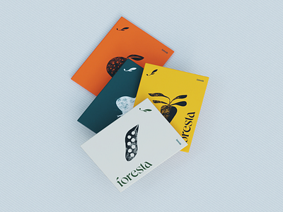 Cards for Foresta Restaurant branding