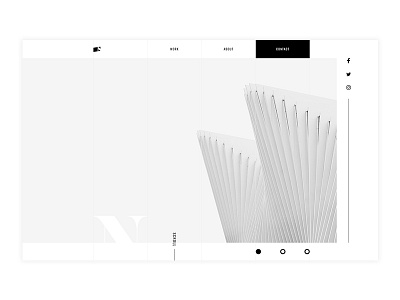 Nn architecture clean minimal minimalistic ui ux web white