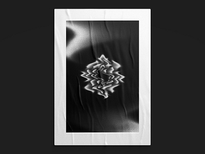 Xeno 2d 3d bellingham black and white flower gradient grain gritty liquify noise paper pattern poster repitition texture washington