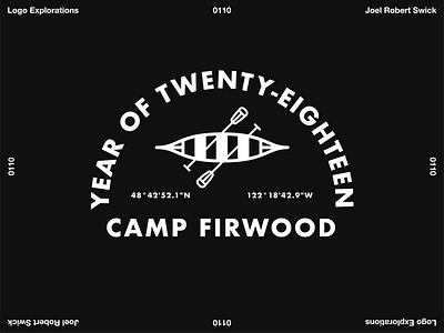 Camp Firwood Canoe Logo