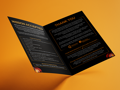 Casino Royale - Bi-fold Design bi-fold brochure graphic design indesign print