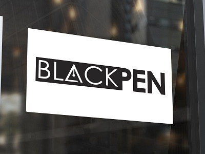 BLACKPEN LOGO branding design graphic design illustration logo typography vector