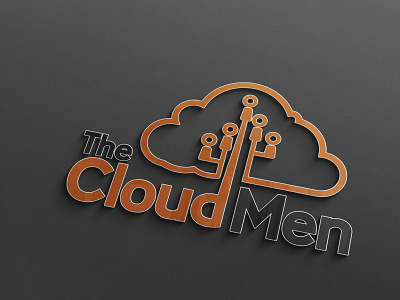 THE CLOUD MEN LOGO branding design graphic design illustration logo typography vector