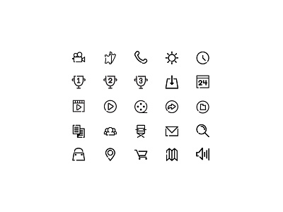 Sundance Festival Icons branding design film icons icons design icons pack iconset sundance