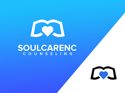 Soul Care Nc Dribbble counseling heart logo