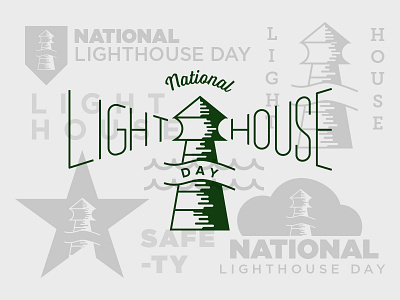 Light House Day green holiday lighthouse