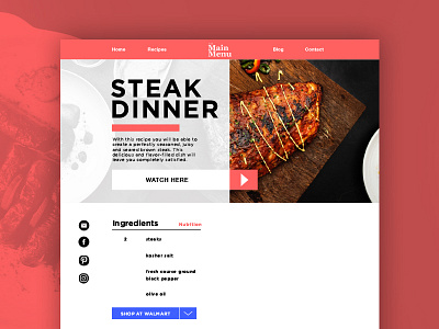 Steak Dinner Recipe